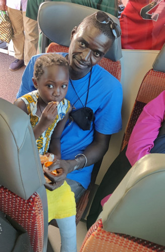 Rückweg im Zug von Dakar